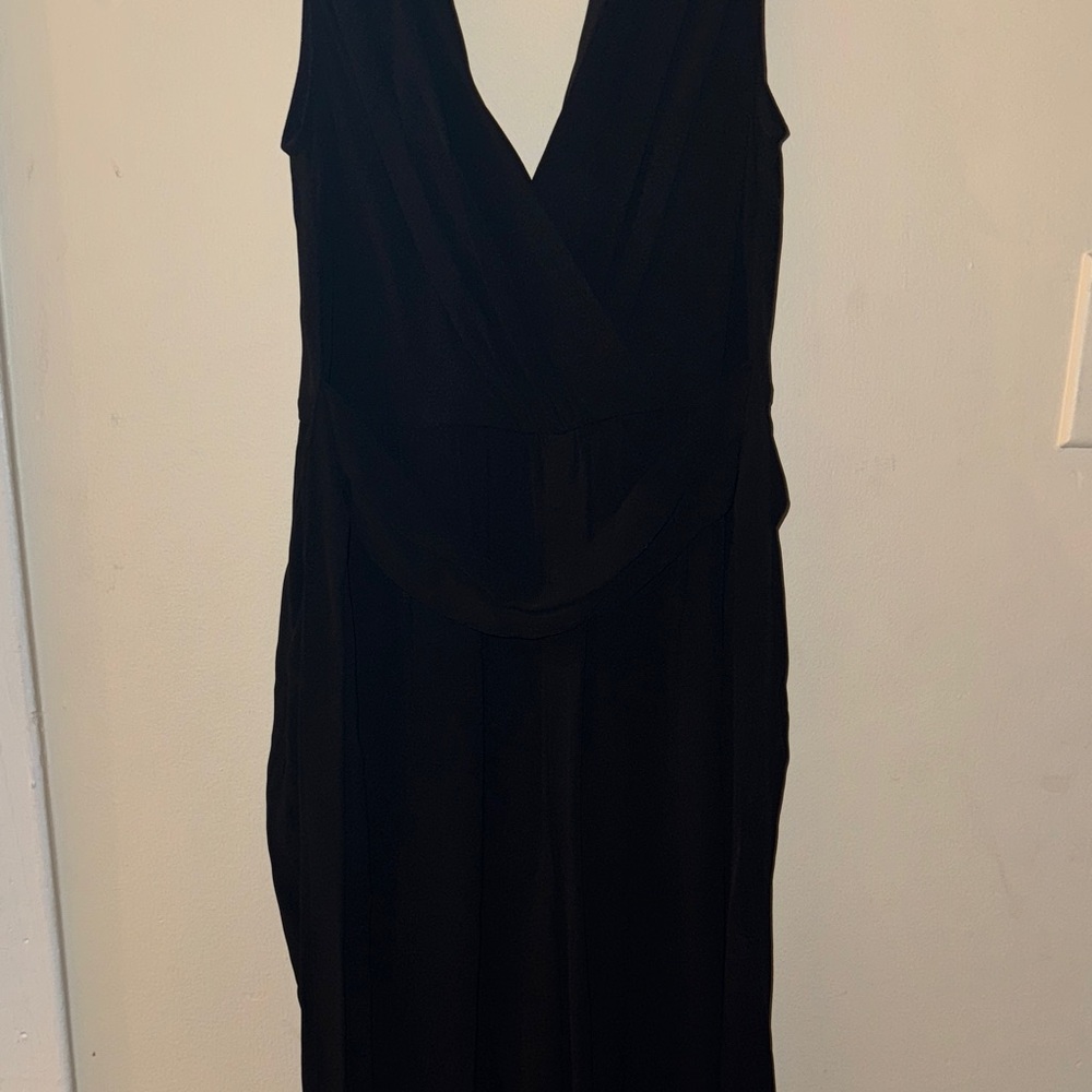 Emanuel Ungaro Elegant Black Maxi Dress